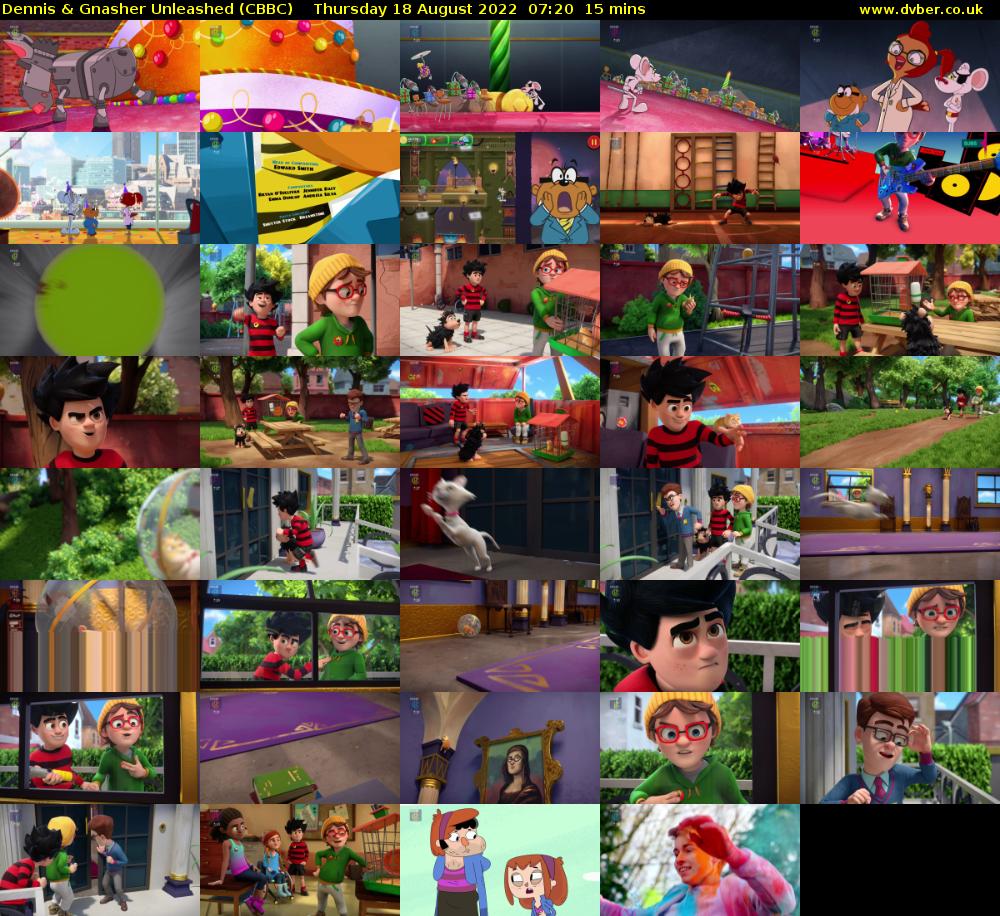 Dennis & Gnasher Unleashed (CBBC) Thursday 18 August 2022 07:20 - 07:35