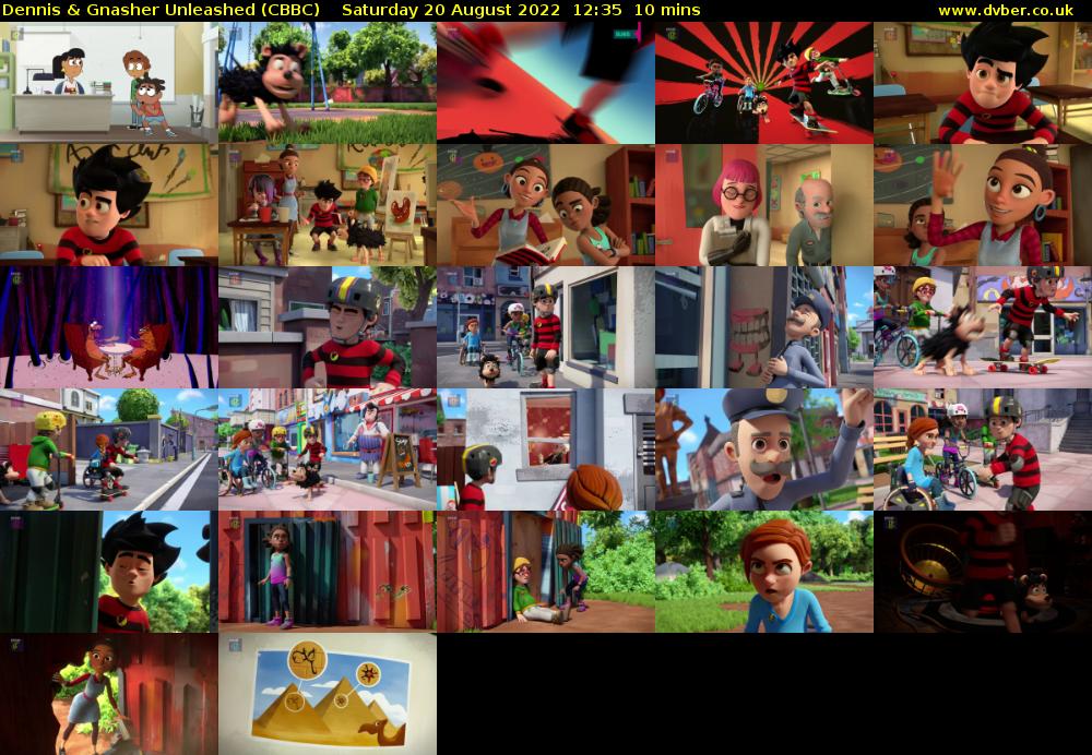 Dennis & Gnasher Unleashed (CBBC) Saturday 20 August 2022 12:35 - 12:45