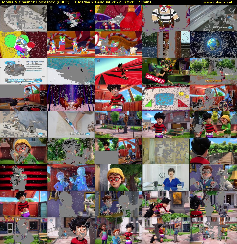 Dennis & Gnasher Unleashed (CBBC) Tuesday 23 August 2022 07:20 - 07:35