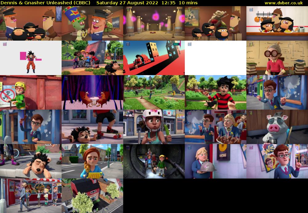 Dennis & Gnasher Unleashed (CBBC) Saturday 27 August 2022 12:35 - 12:45