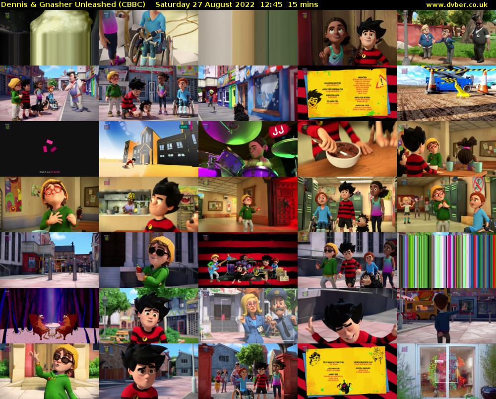 Dennis & Gnasher Unleashed (CBBC) Saturday 27 August 2022 12:45 - 13:00