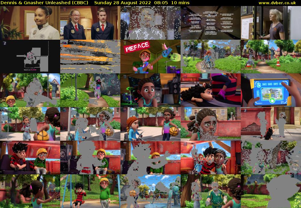 Dennis & Gnasher Unleashed (CBBC) Sunday 28 August 2022 08:05 - 08:15