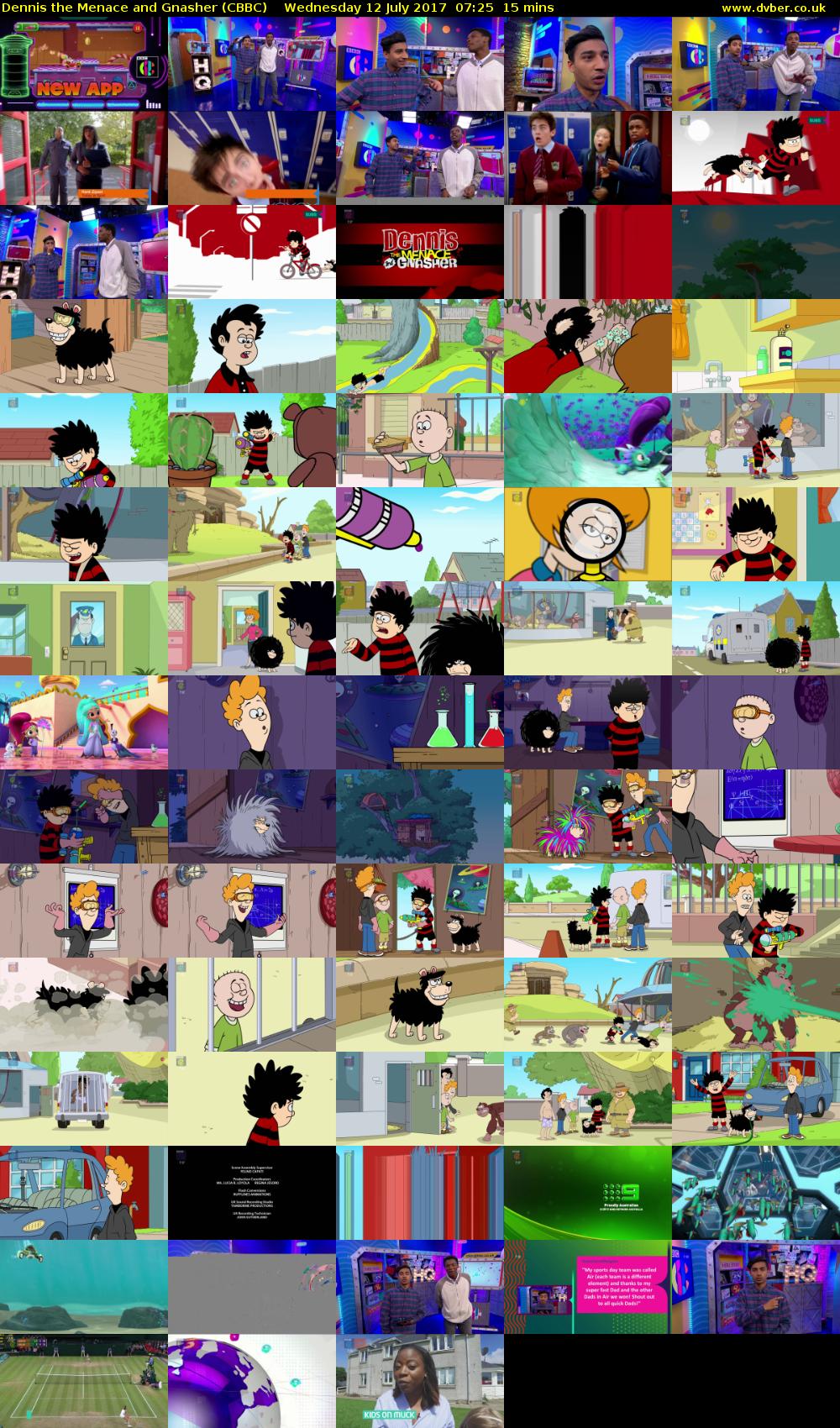 Dennis the Menace and Gnasher (CBBC) Wednesday 12 July 2017 07:25 - 07:40