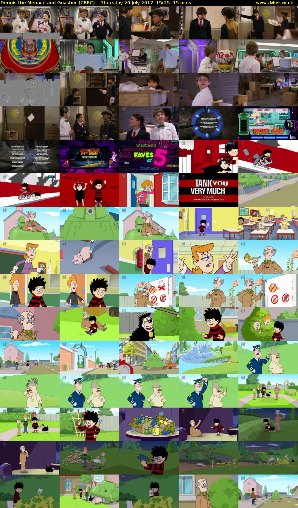 Dennis the Menace and Gnasher (CBBC) Thursday 20 July 2017 15:25 - 15:40