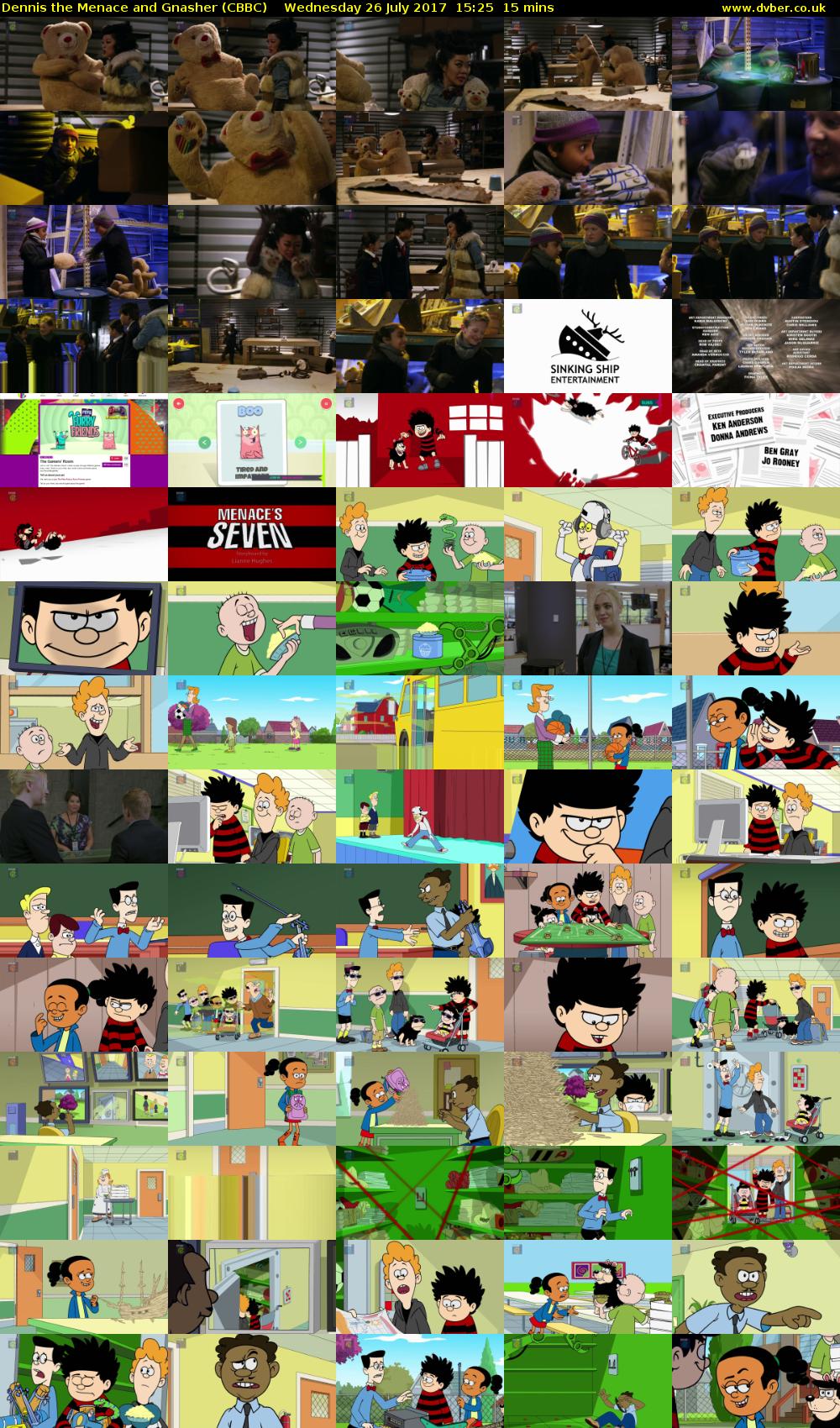 Dennis the Menace and Gnasher (CBBC) Wednesday 26 July 2017 15:25 - 15:40