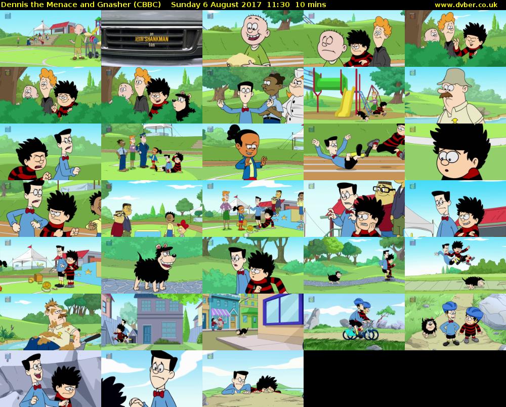 Dennis the Menace and Gnasher (CBBC) Sunday 6 August 2017 11:30 - 11:40