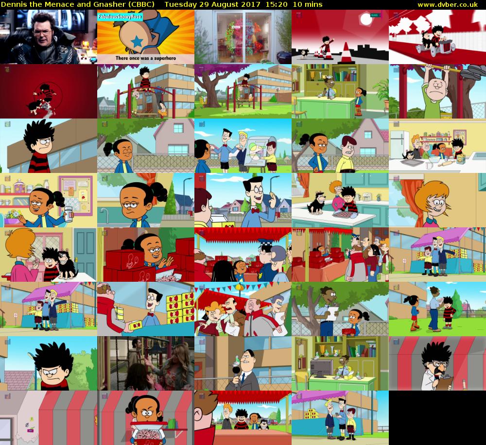 Dennis the Menace and Gnasher (CBBC) Tuesday 29 August 2017 15:20 - 15:30