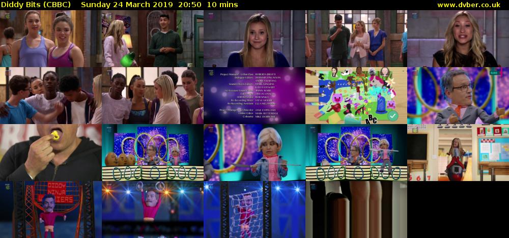Diddy Bits (CBBC) Sunday 24 March 2019 20:50 - 21:00