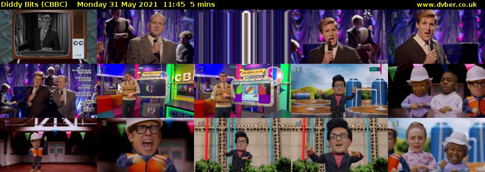 Diddy Bits (CBBC) Monday 31 May 2021 11:45 - 11:50