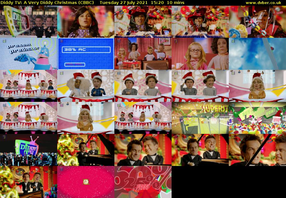 Diddy TV: A Very Diddy Christmas (CBBC) Tuesday 27 July 2021 15:20 - 15:30