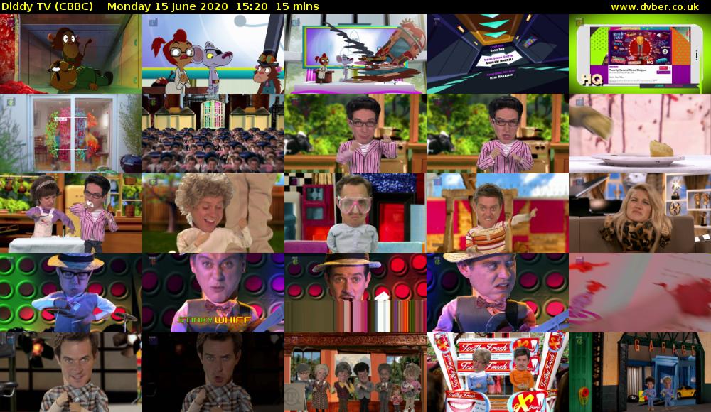 Diddy TV (CBBC) Monday 15 June 2020 15:20 - 15:35