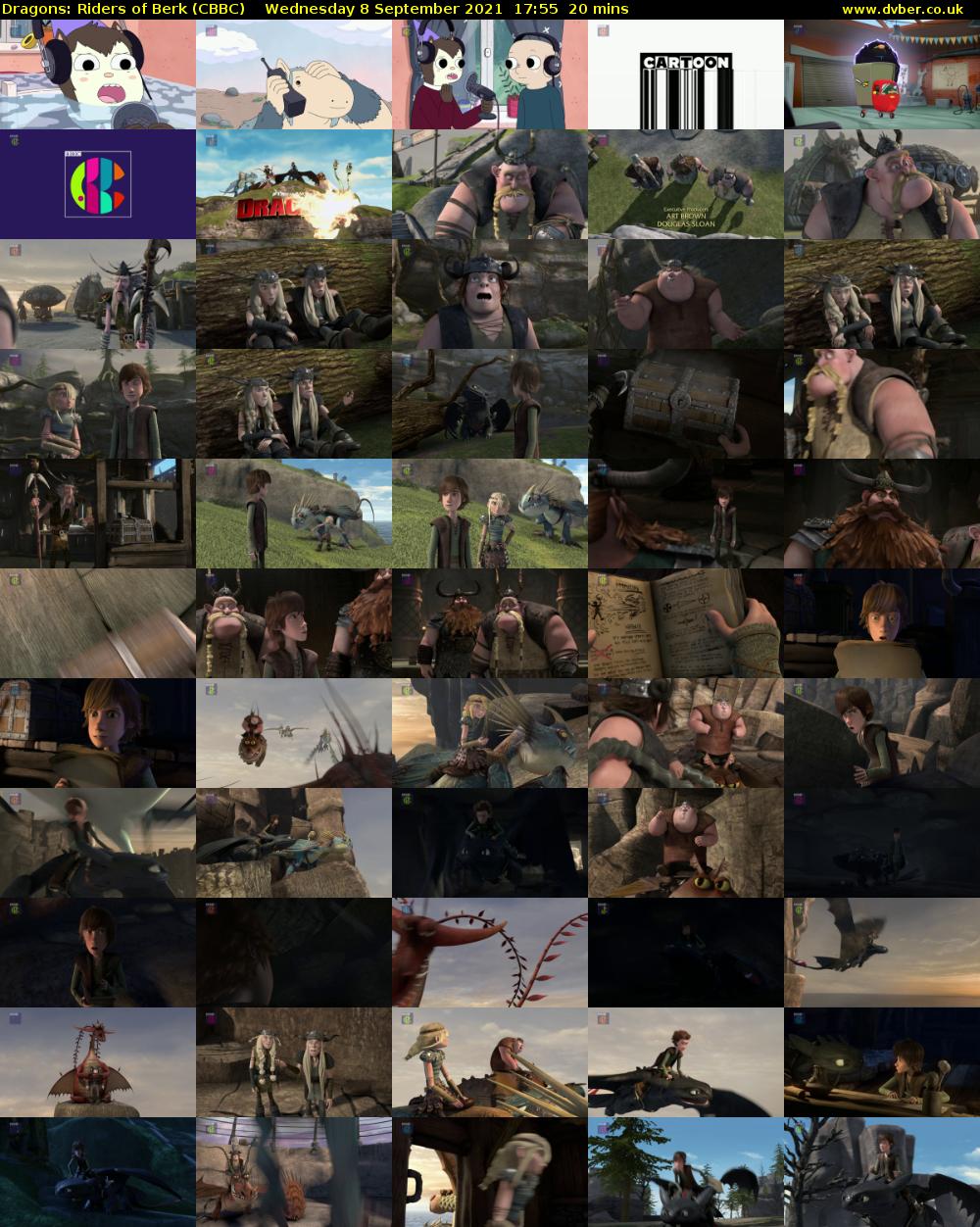 Dragons: Riders of Berk (CBBC) Wednesday 8 September 2021 17:55 - 18:15
