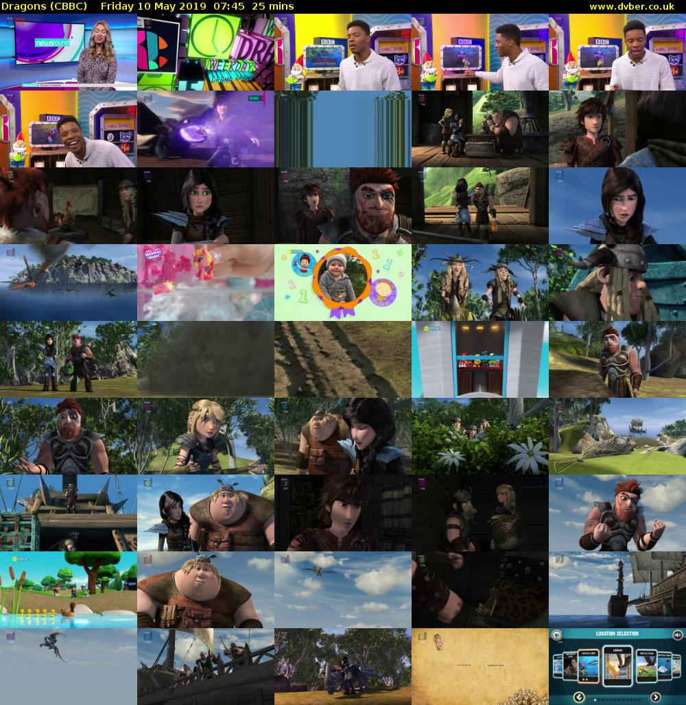 Dragons (CBBC) Friday 10 May 2019 07:45 - 08:10