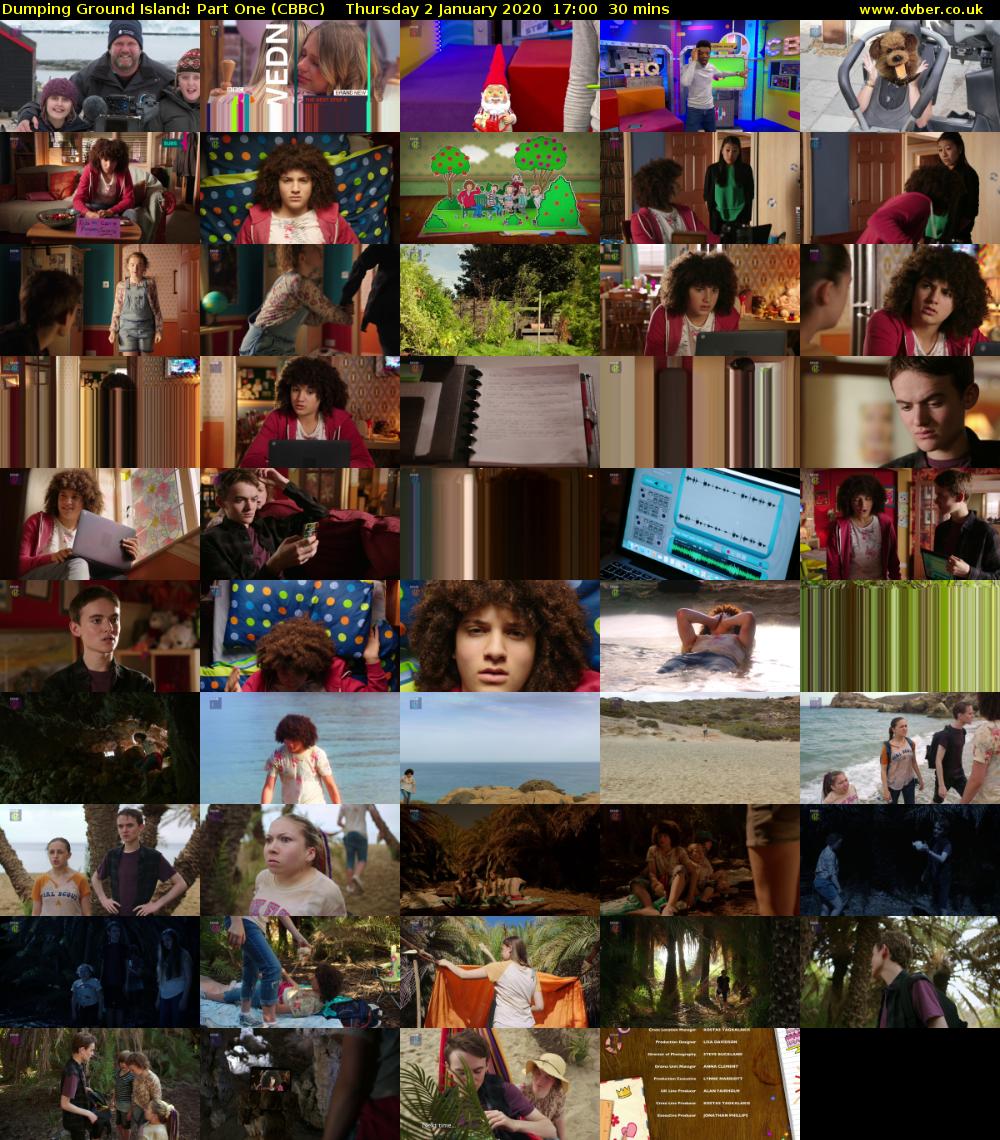 Dumping Ground Island: Part One (CBBC) Thursday 2 January 2020 17:00 - 17:30