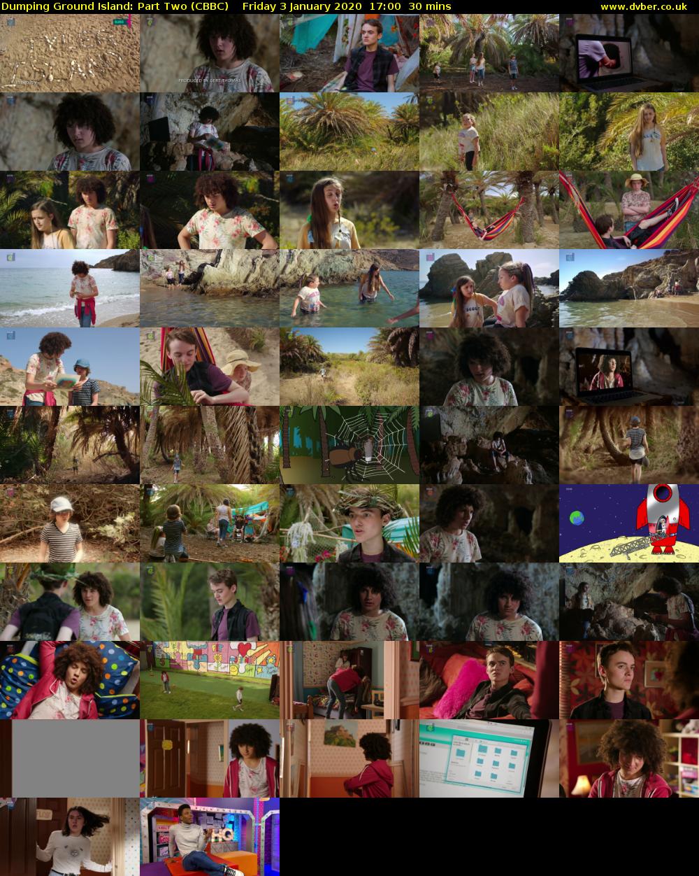Dumping Ground Island: Part Two (CBBC) Friday 3 January 2020 17:00 - 17:30