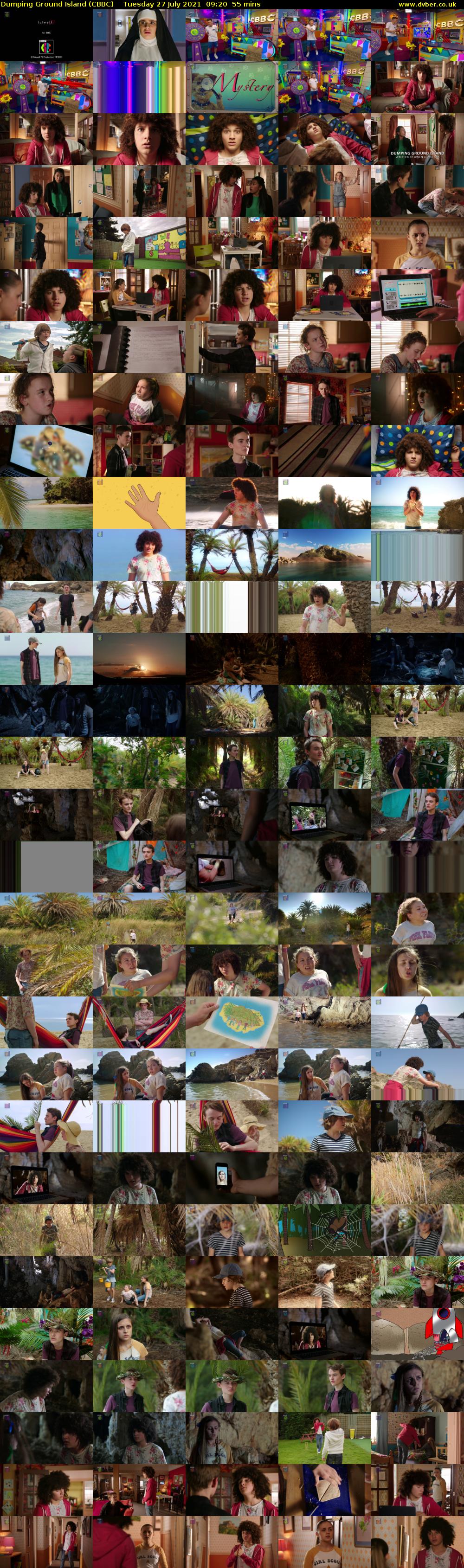 Dumping Ground Island (CBBC) Tuesday 27 July 2021 09:20 - 10:15