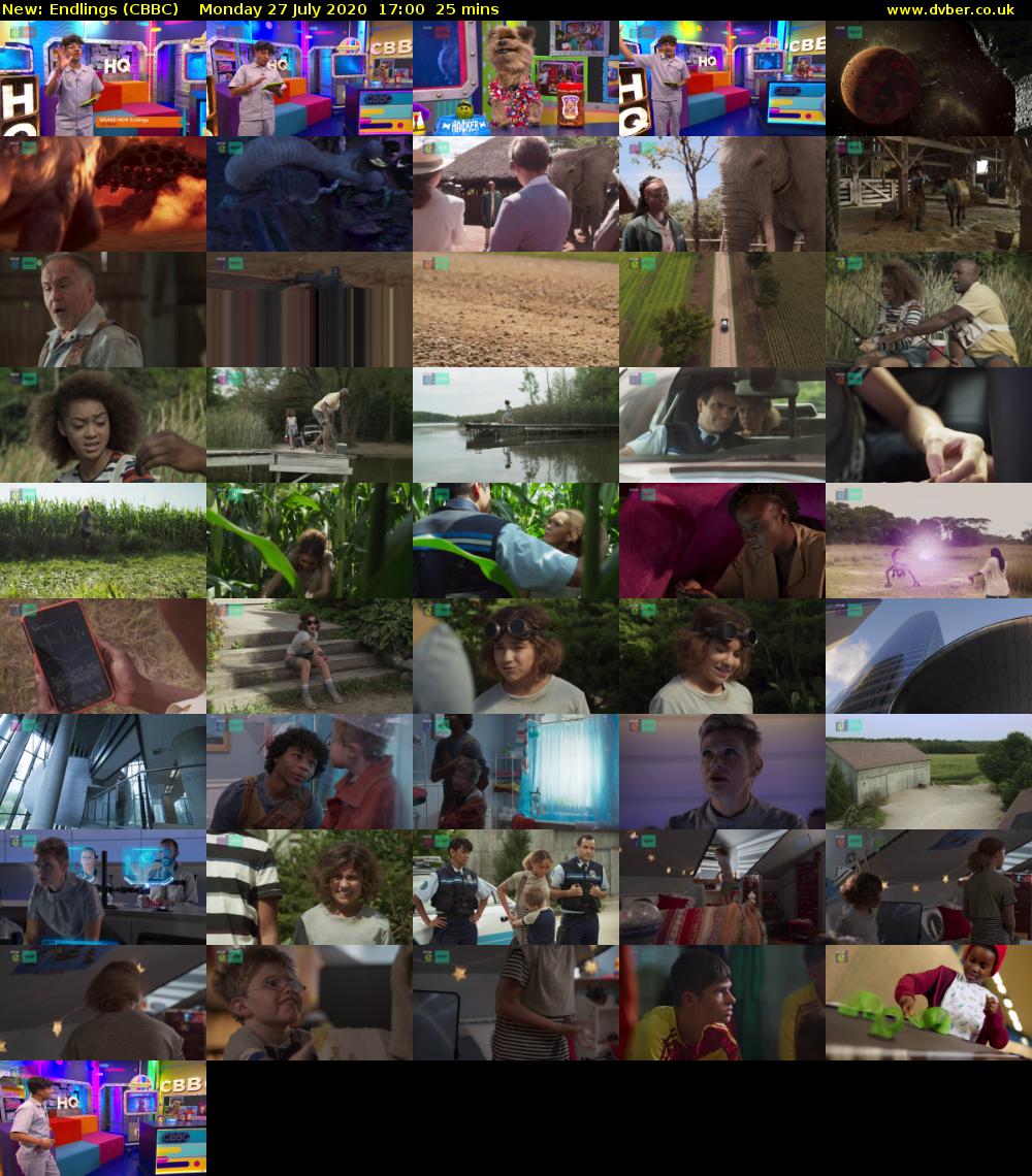Endlings (CBBC) Monday 27 July 2020 17:00 - 17:25