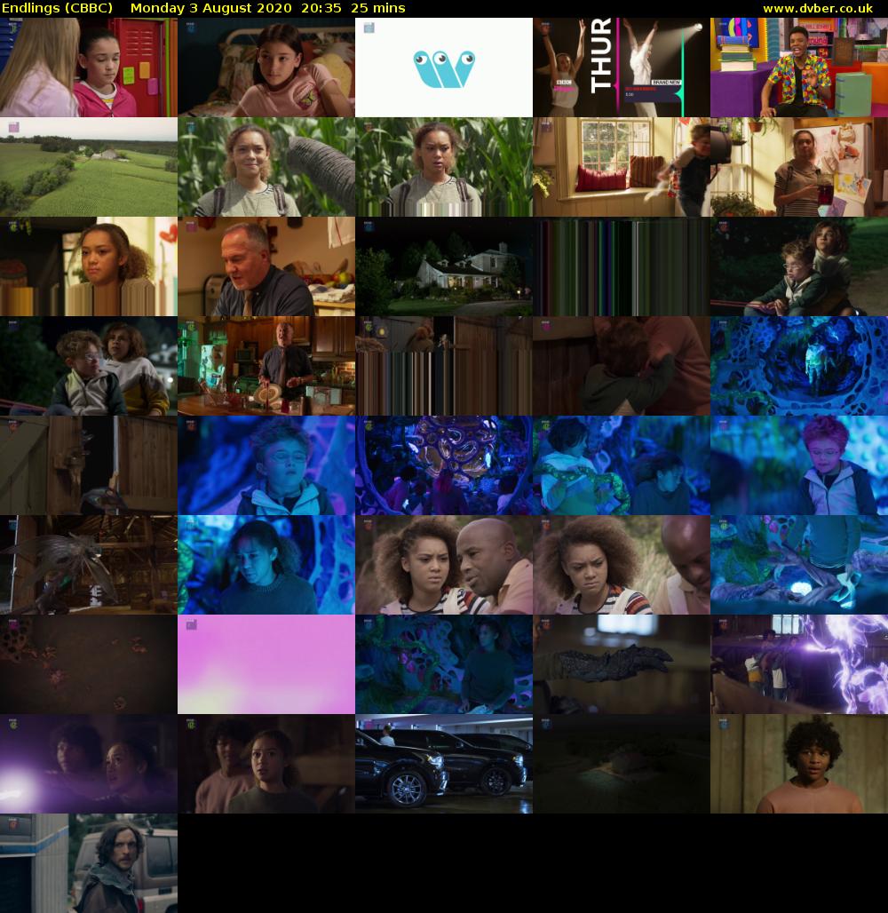 Endlings (CBBC) Monday 3 August 2020 20:35 - 21:00
