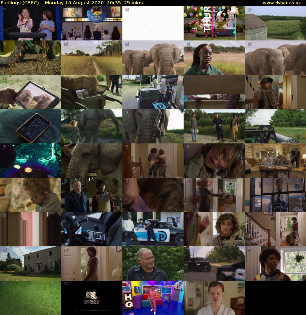 Endlings (CBBC) Monday 10 August 2020 20:35 - 21:00