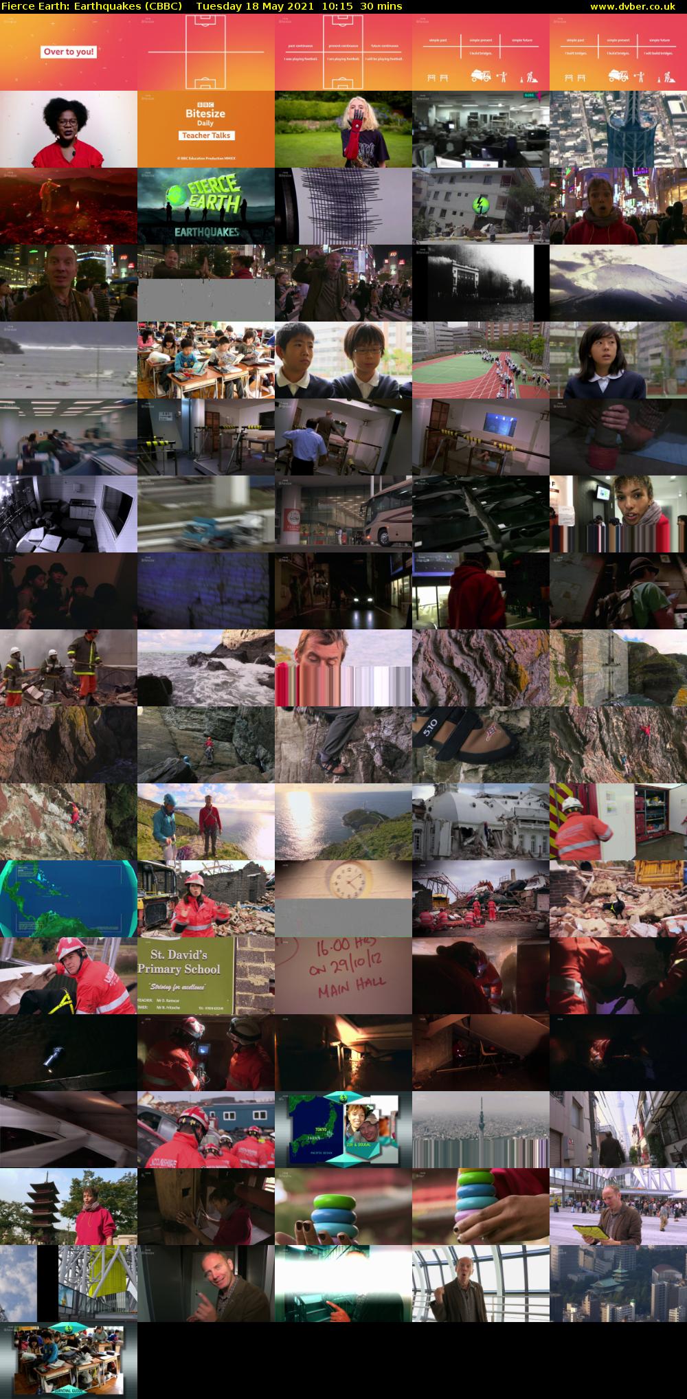 Fierce Earth: Earthquakes (CBBC) Tuesday 18 May 2021 10:15 - 10:45