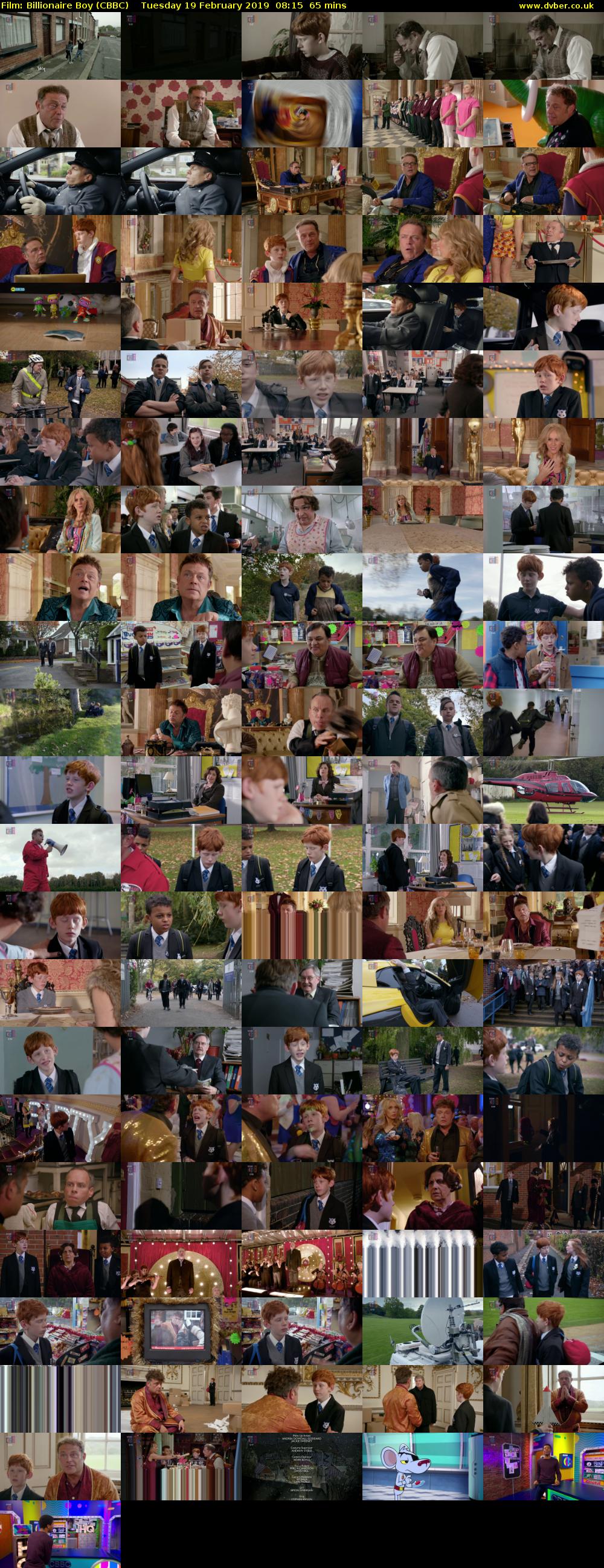 Film: Billionaire Boy (CBBC) Tuesday 19 February 2019 08:15 - 09:20