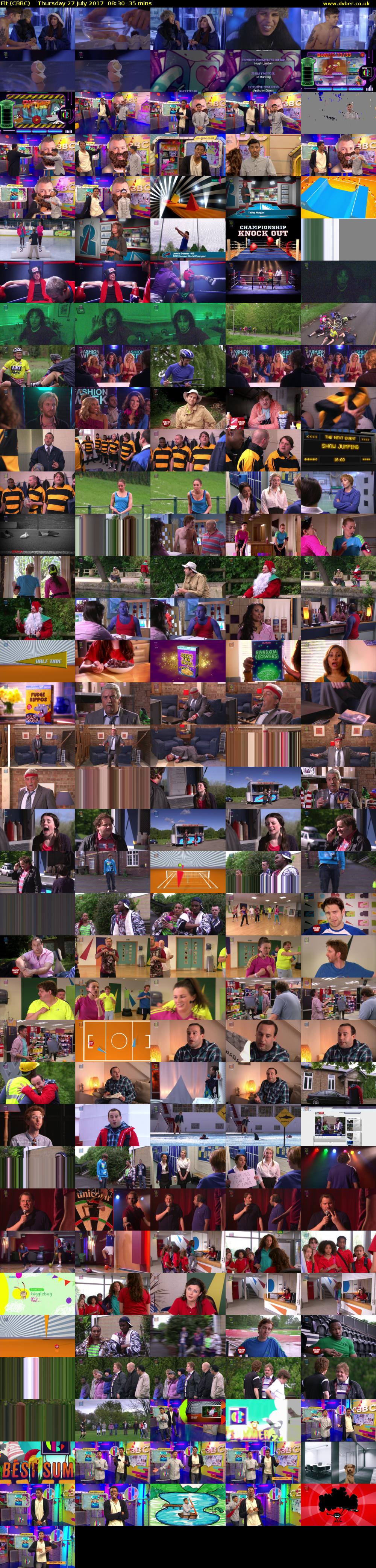 Fit (CBBC) Thursday 27 July 2017 08:30 - 09:05