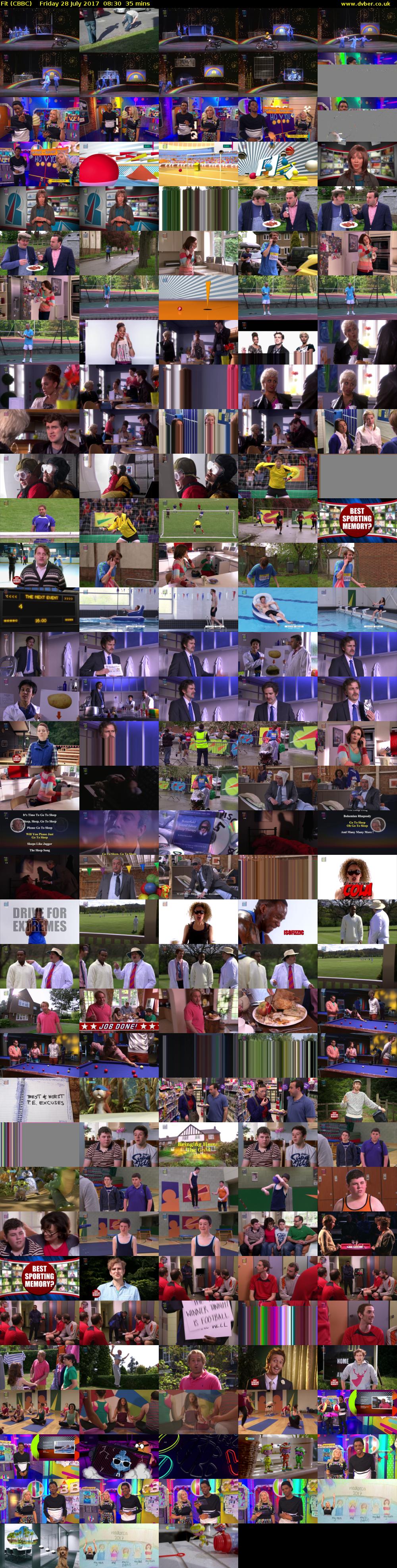 Fit (CBBC) Friday 28 July 2017 08:30 - 09:05