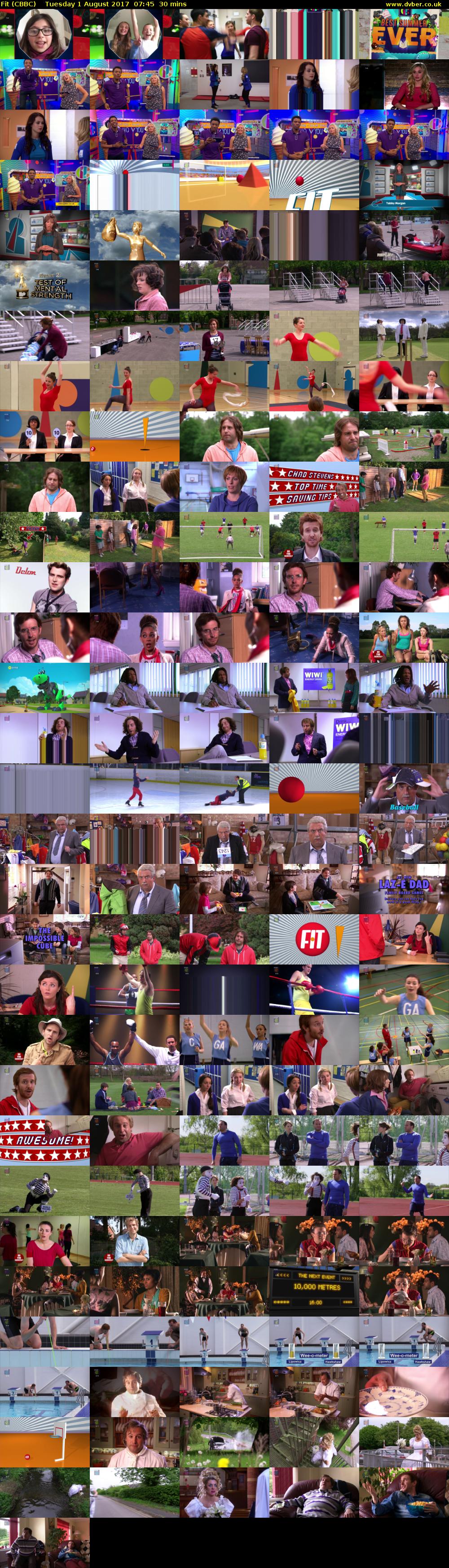 Fit (CBBC) Tuesday 1 August 2017 07:45 - 08:15