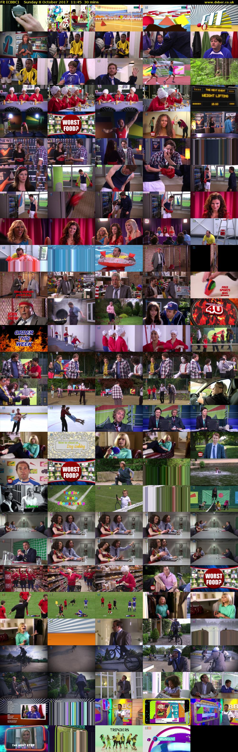Fit (CBBC) Sunday 8 October 2017 11:45 - 12:15