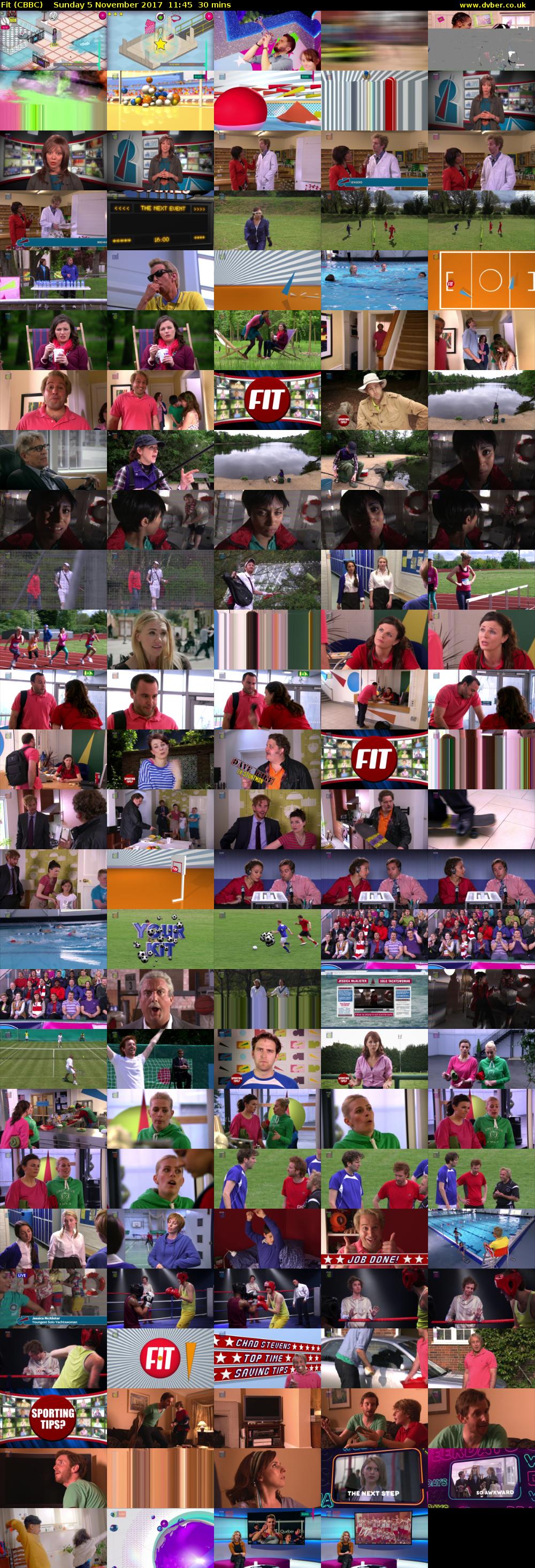 Fit (CBBC) Sunday 5 November 2017 11:45 - 12:15