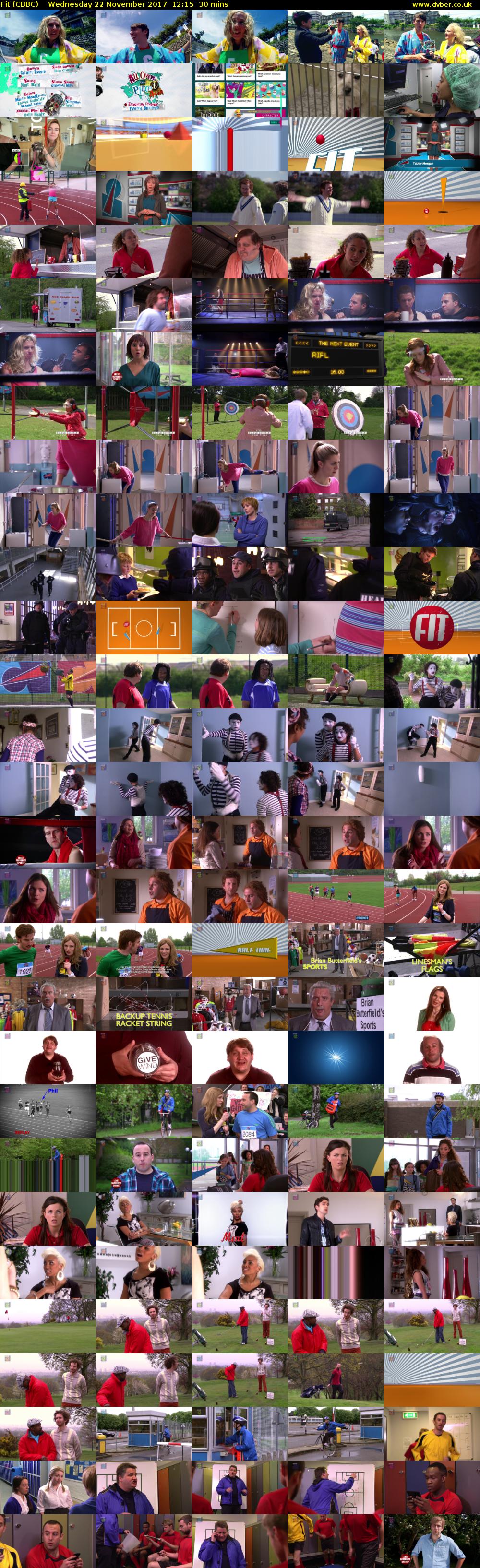 Fit (CBBC) Wednesday 22 November 2017 12:15 - 12:45