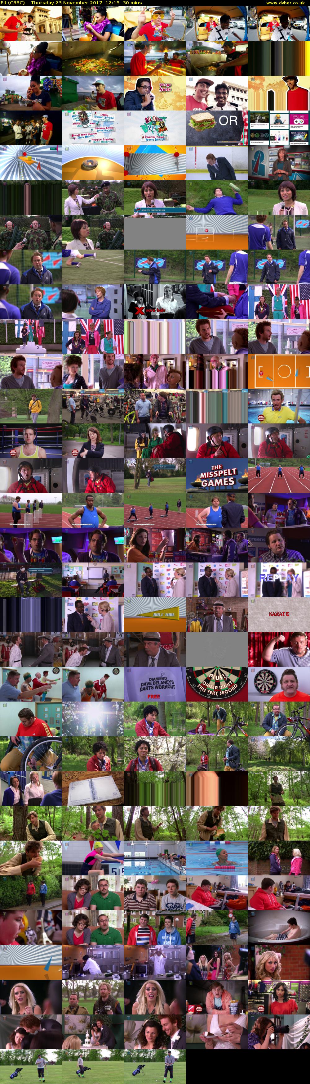Fit (CBBC) Thursday 23 November 2017 12:15 - 12:45