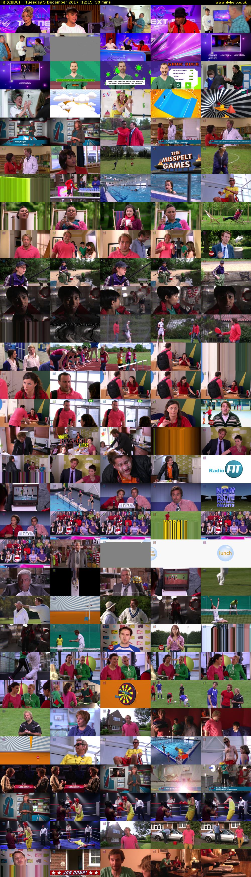 Fit (CBBC) Tuesday 5 December 2017 12:15 - 12:45