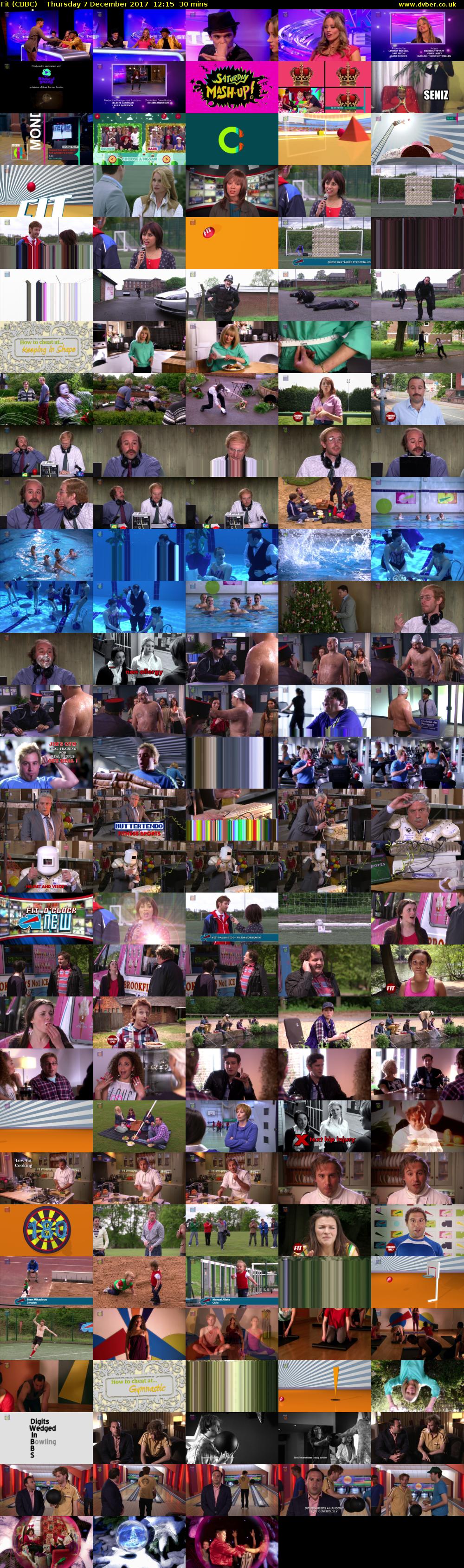 Fit (CBBC) Thursday 7 December 2017 12:15 - 12:45