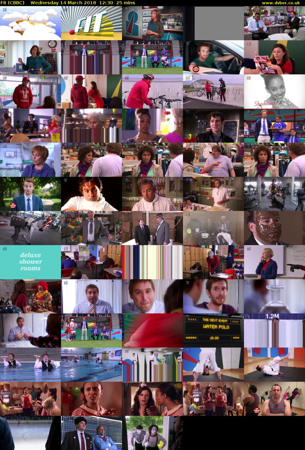 Fit (CBBC) Wednesday 14 March 2018 12:30 - 12:55