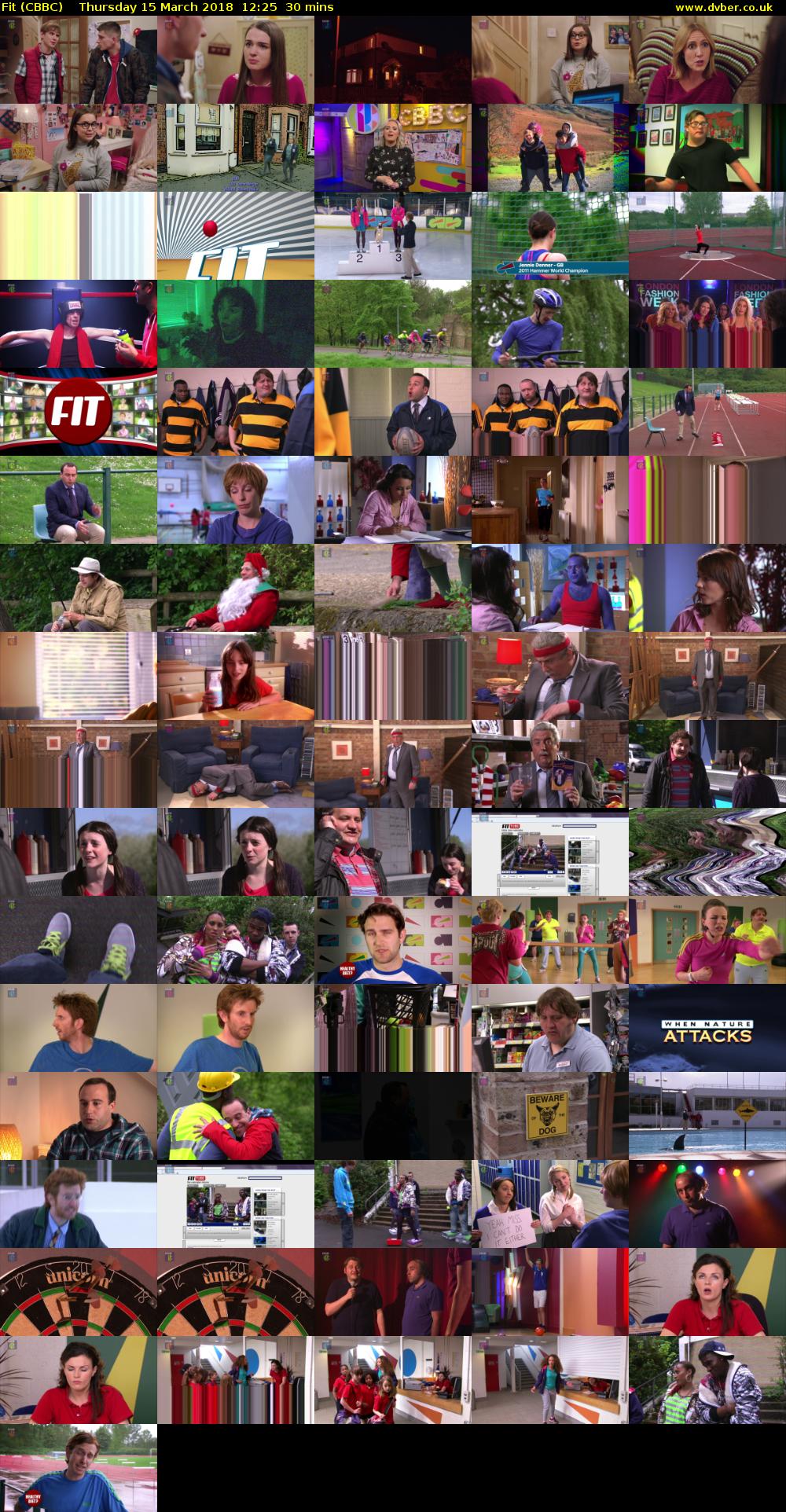 Fit (CBBC) Thursday 15 March 2018 12:25 - 12:55