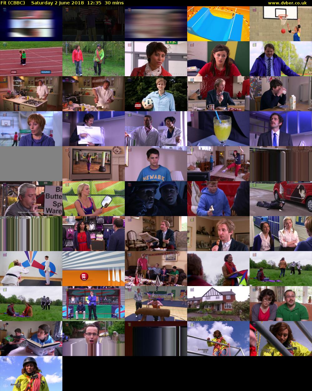 Fit (CBBC) Saturday 2 June 2018 12:35 - 13:05
