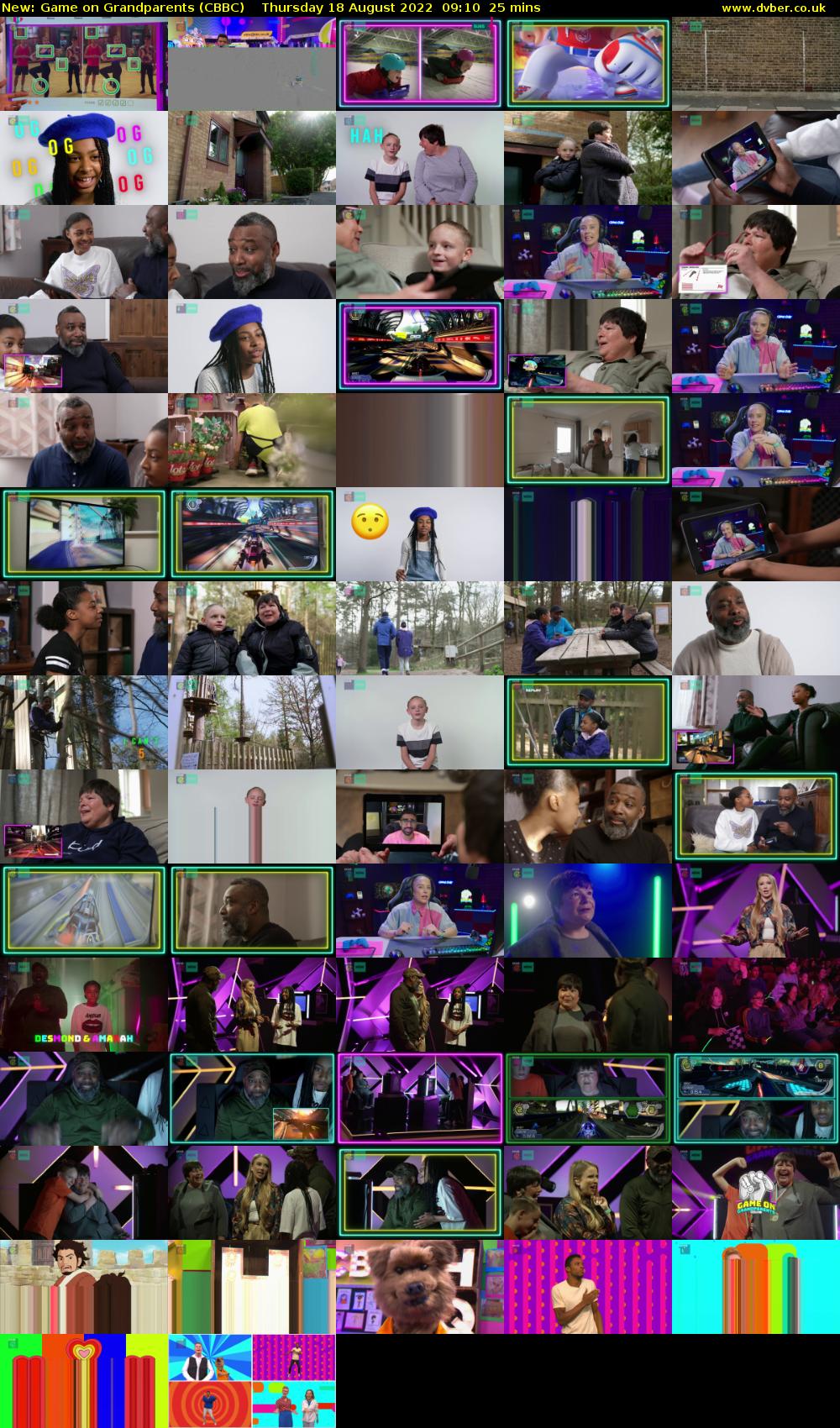 Game on Grandparents (CBBC) Thursday 18 August 2022 09:10 - 09:35
