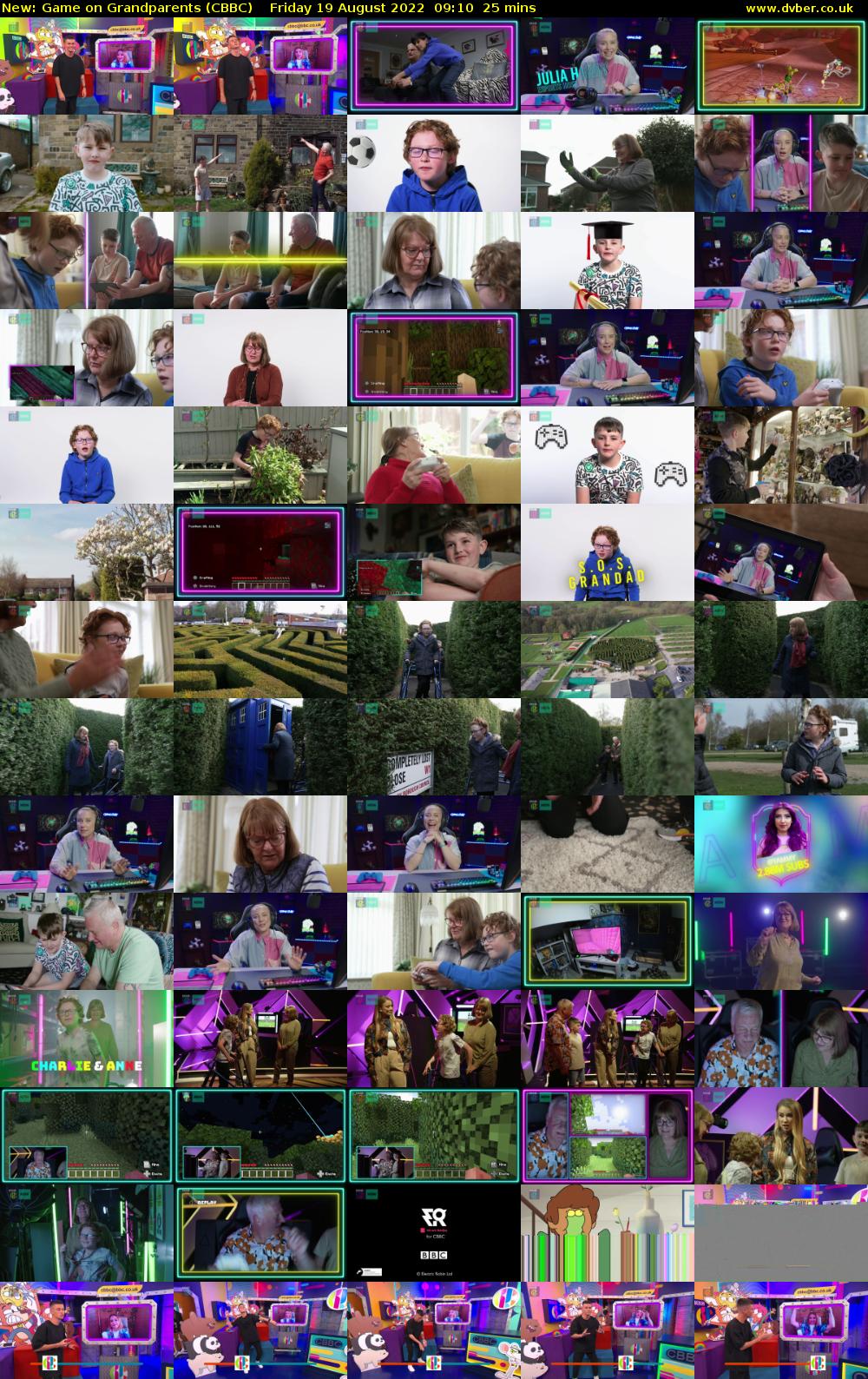 Game on Grandparents (CBBC) Friday 19 August 2022 09:10 - 09:35