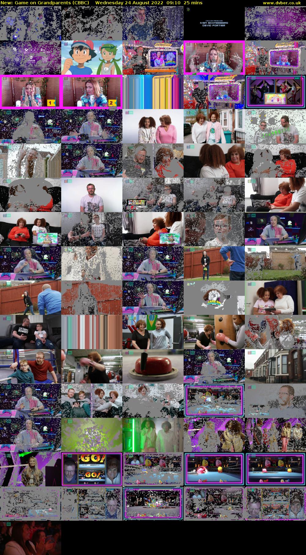 Game on Grandparents (CBBC) Wednesday 24 August 2022 09:10 - 09:35