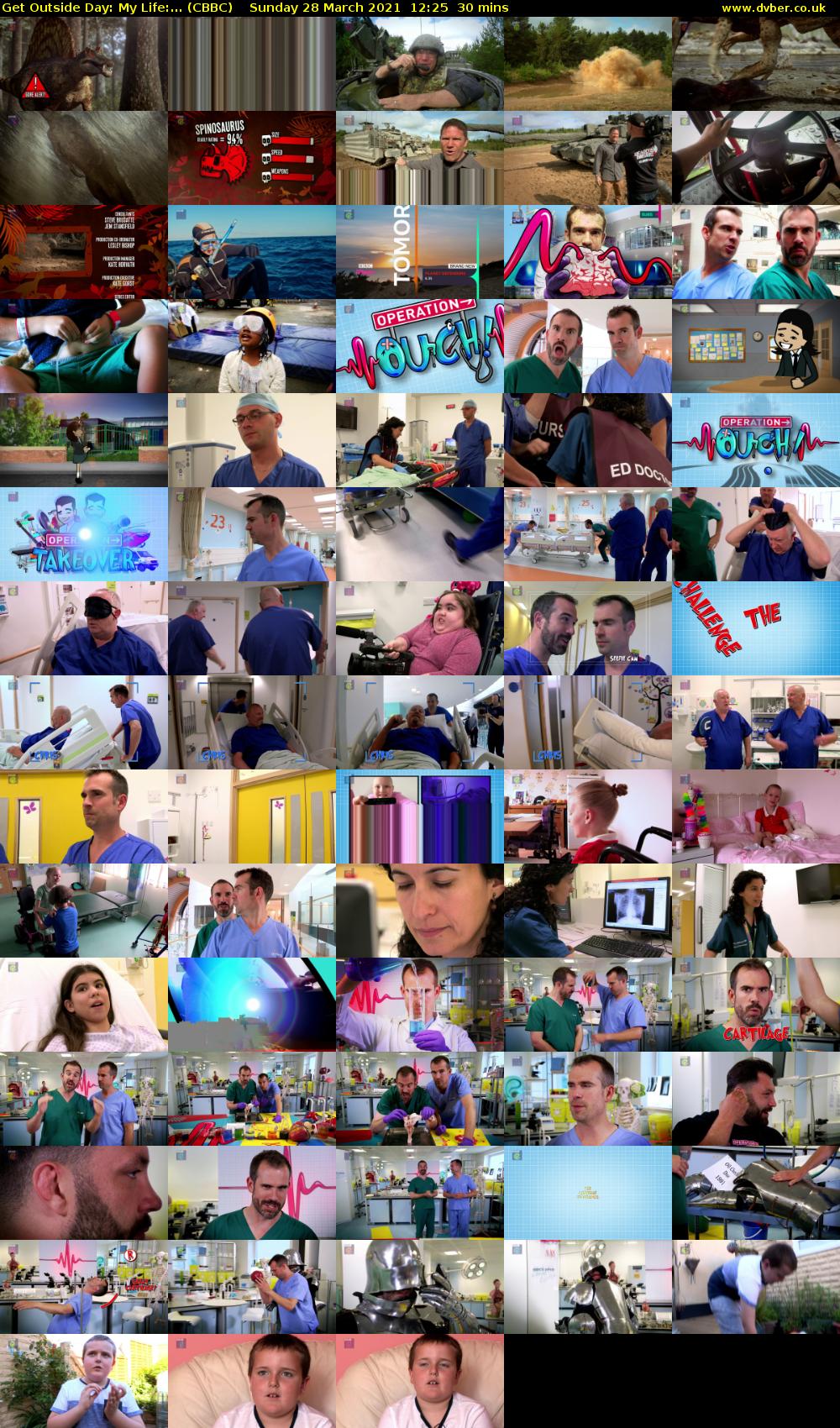 Get Outside Day: My Life:... (CBBC) Sunday 28 March 2021 12:25 - 12:55