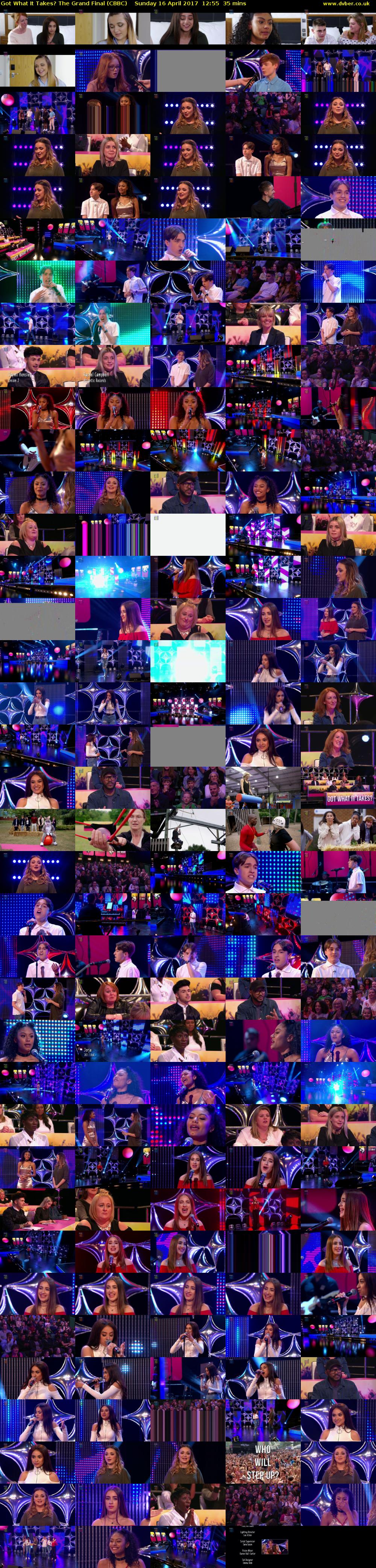 Got What It Takes? The Grand Final (CBBC) Sunday 16 April 2017 12:55 - 13:30