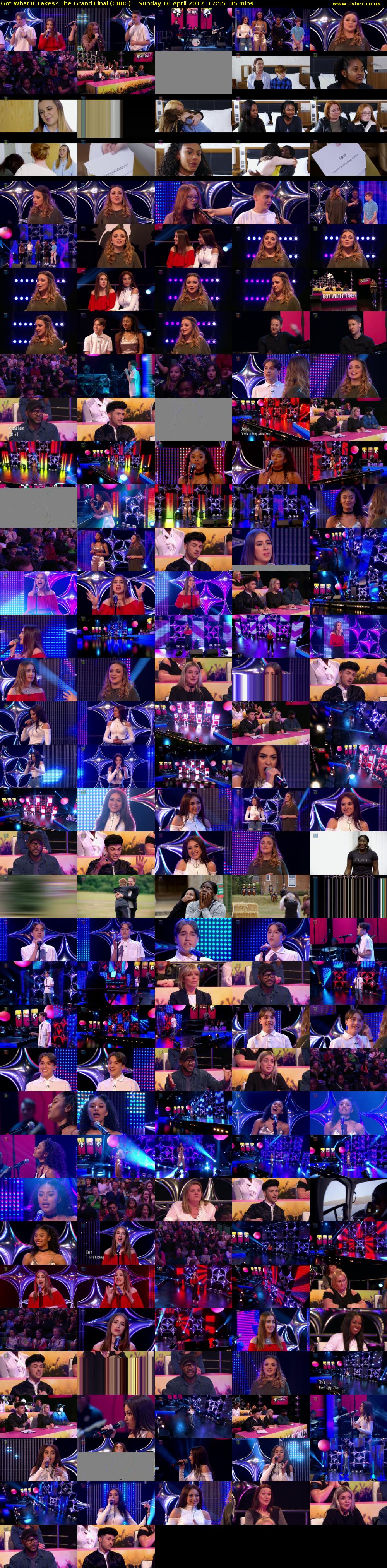 Got What It Takes? The Grand Final (CBBC) Sunday 16 April 2017 17:55 - 18:30