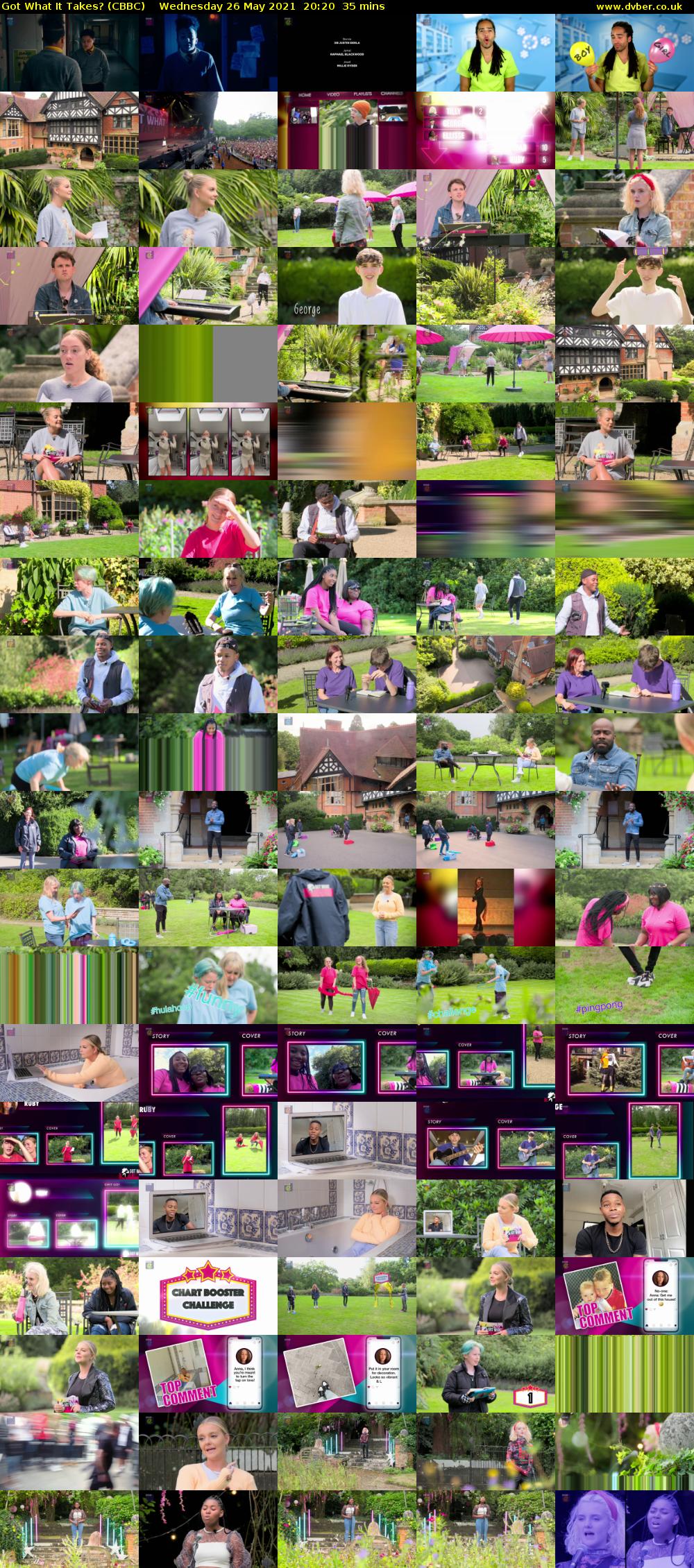 Got What It Takes? (CBBC) Wednesday 26 May 2021 20:20 - 20:55