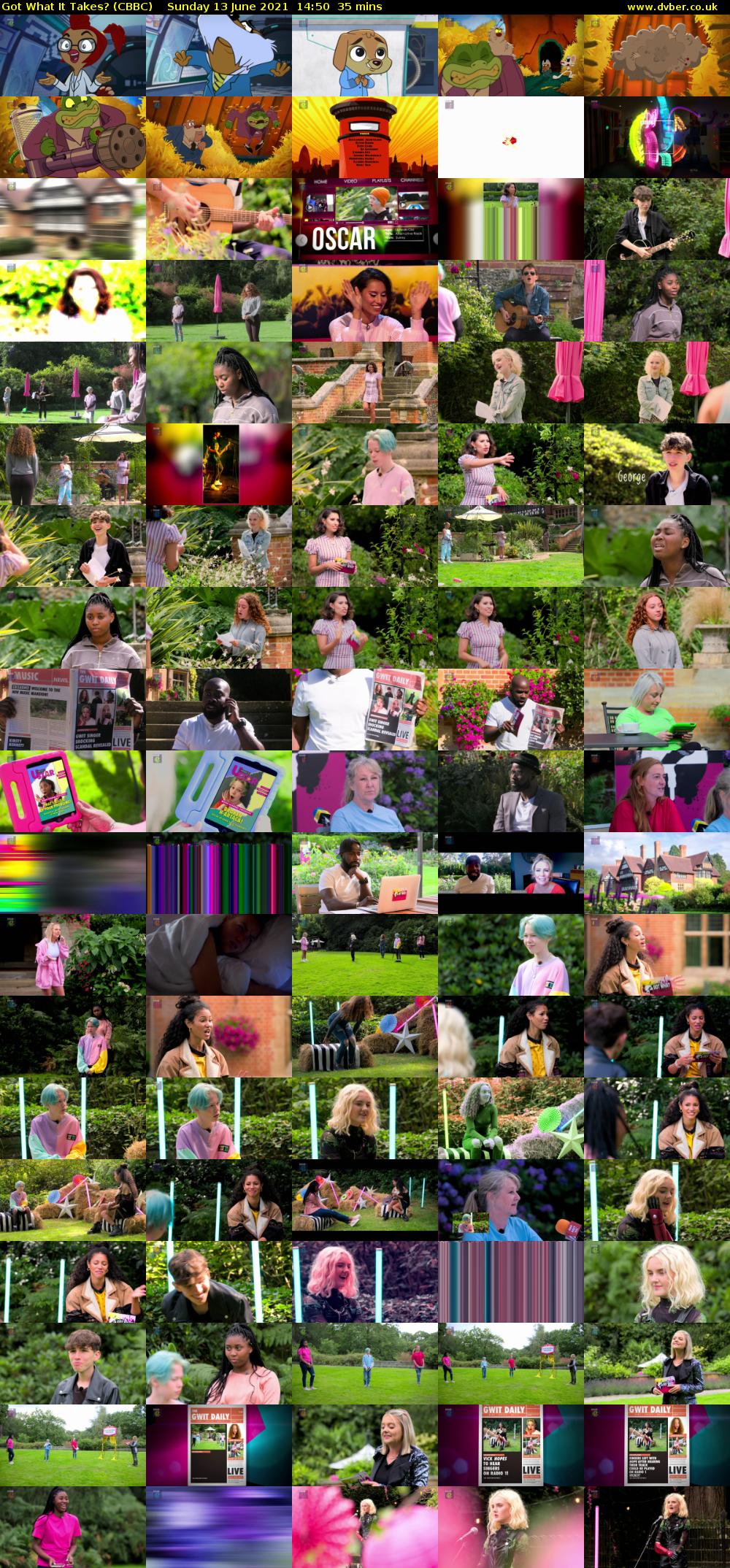 Got What It Takes? (CBBC) Sunday 13 June 2021 14:50 - 15:25