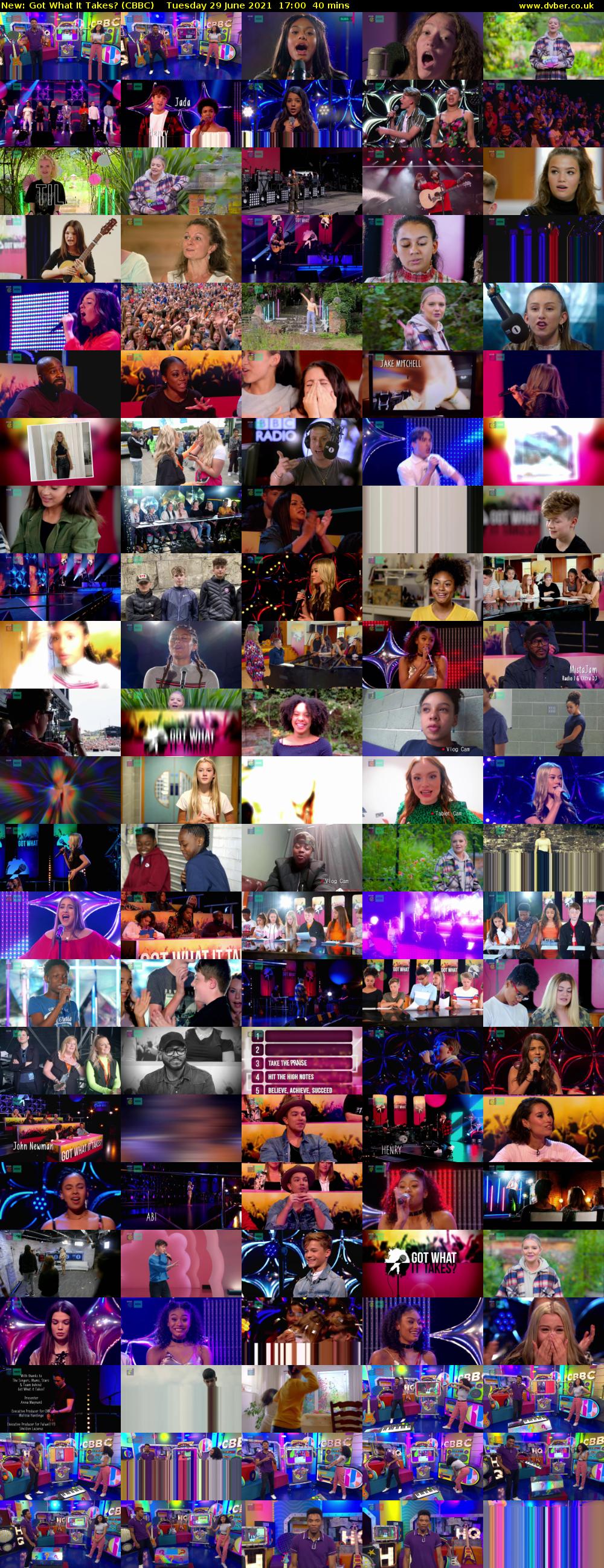Got What It Takes? (CBBC) Tuesday 29 June 2021 17:00 - 17:40