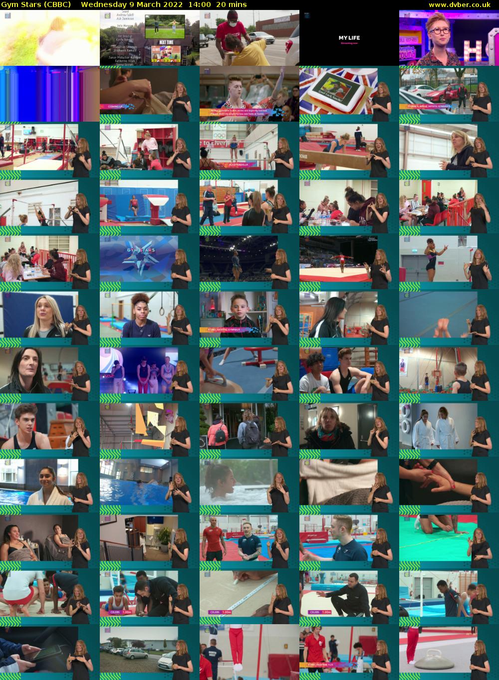 Gym Stars (CBBC) Wednesday 9 March 2022 14:00 - 14:20