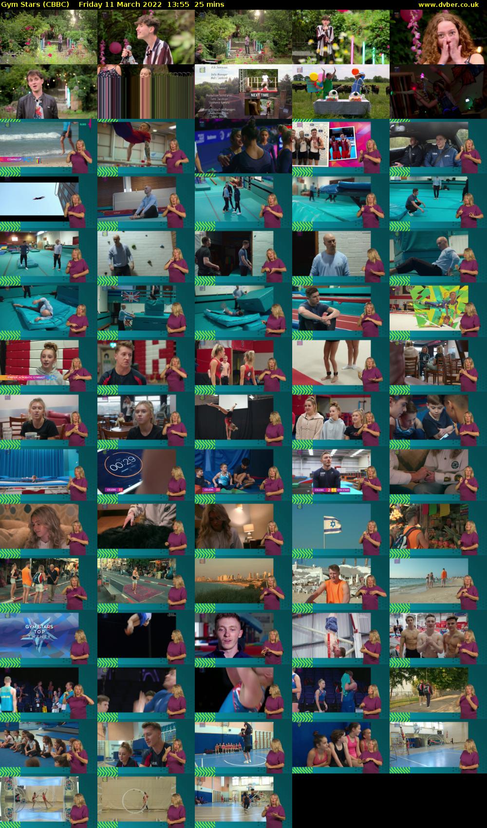 Gym Stars (CBBC) Friday 11 March 2022 13:55 - 14:20