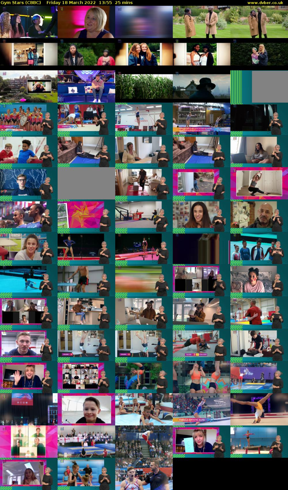 Gym Stars (CBBC) Friday 18 March 2022 13:55 - 14:20