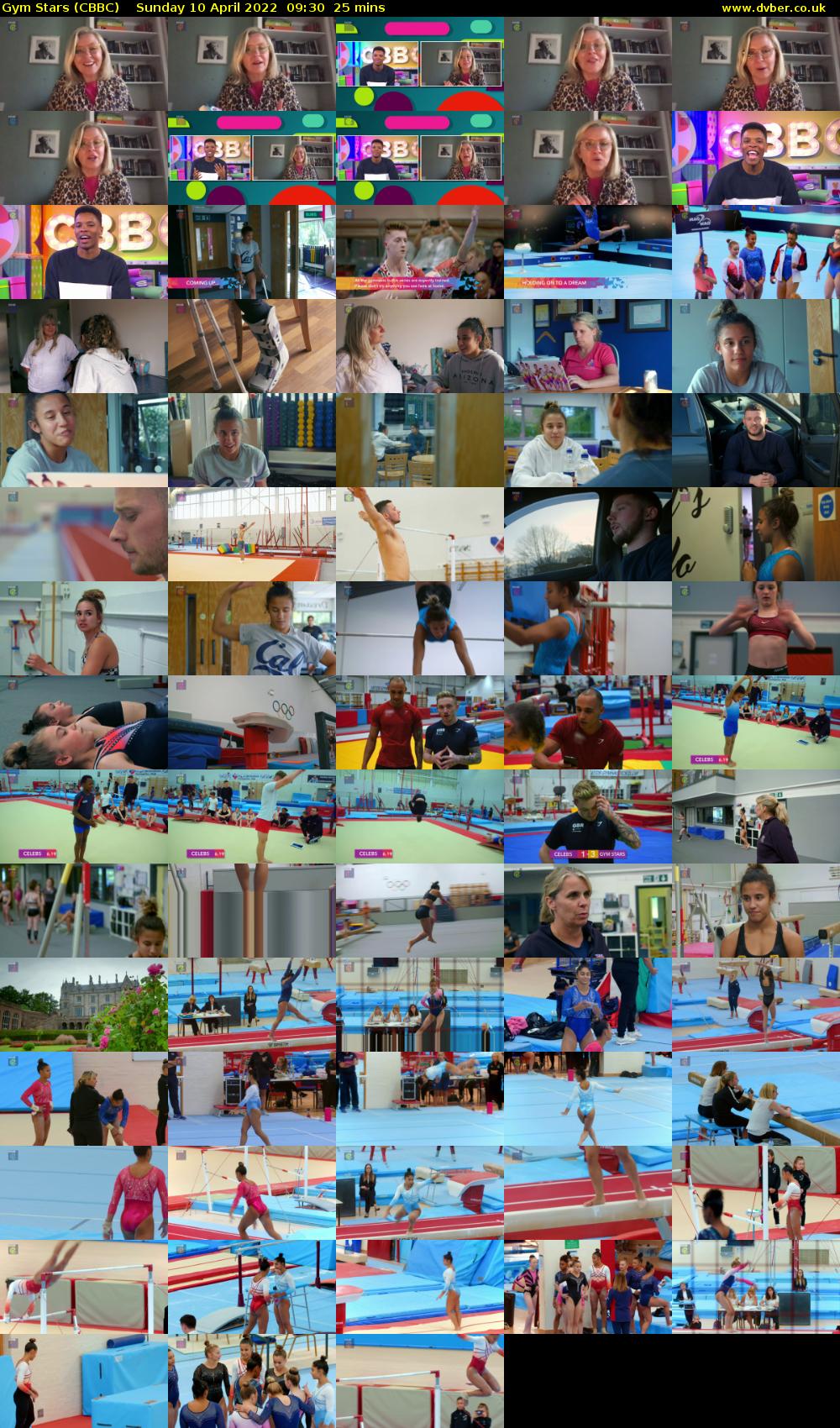 Gym Stars (CBBC) Sunday 10 April 2022 09:30 - 09:55